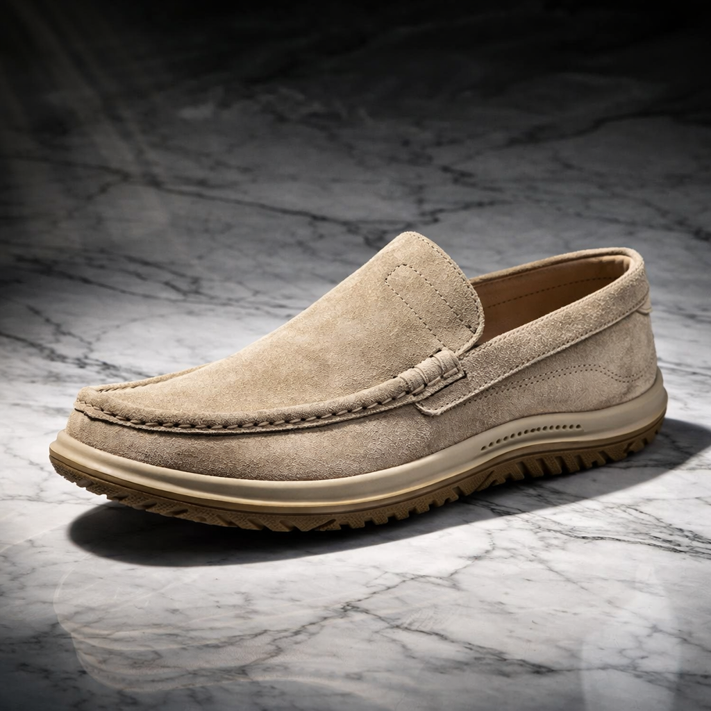 Terry Suede Loafers
