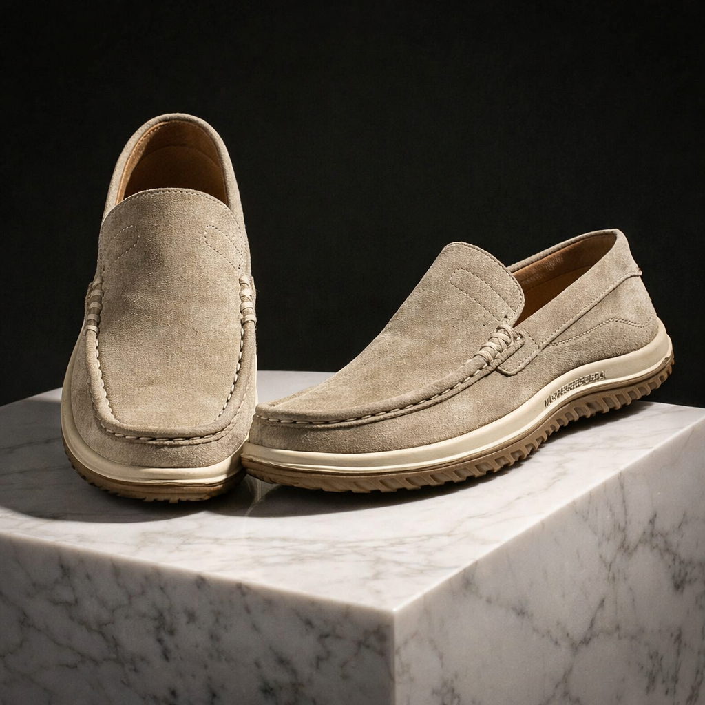 Terry Suede Loafers