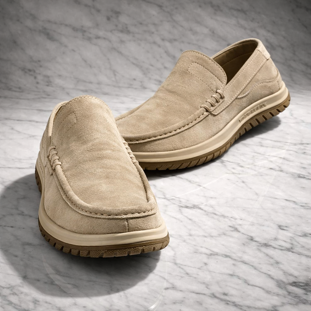 Terry Suede Loafers