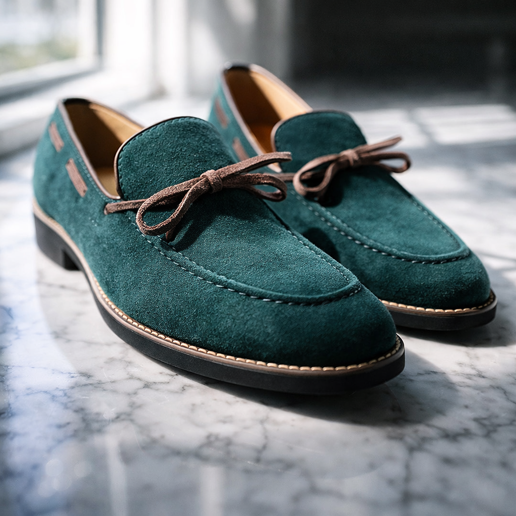 Santoro Genuine Suede Loafers