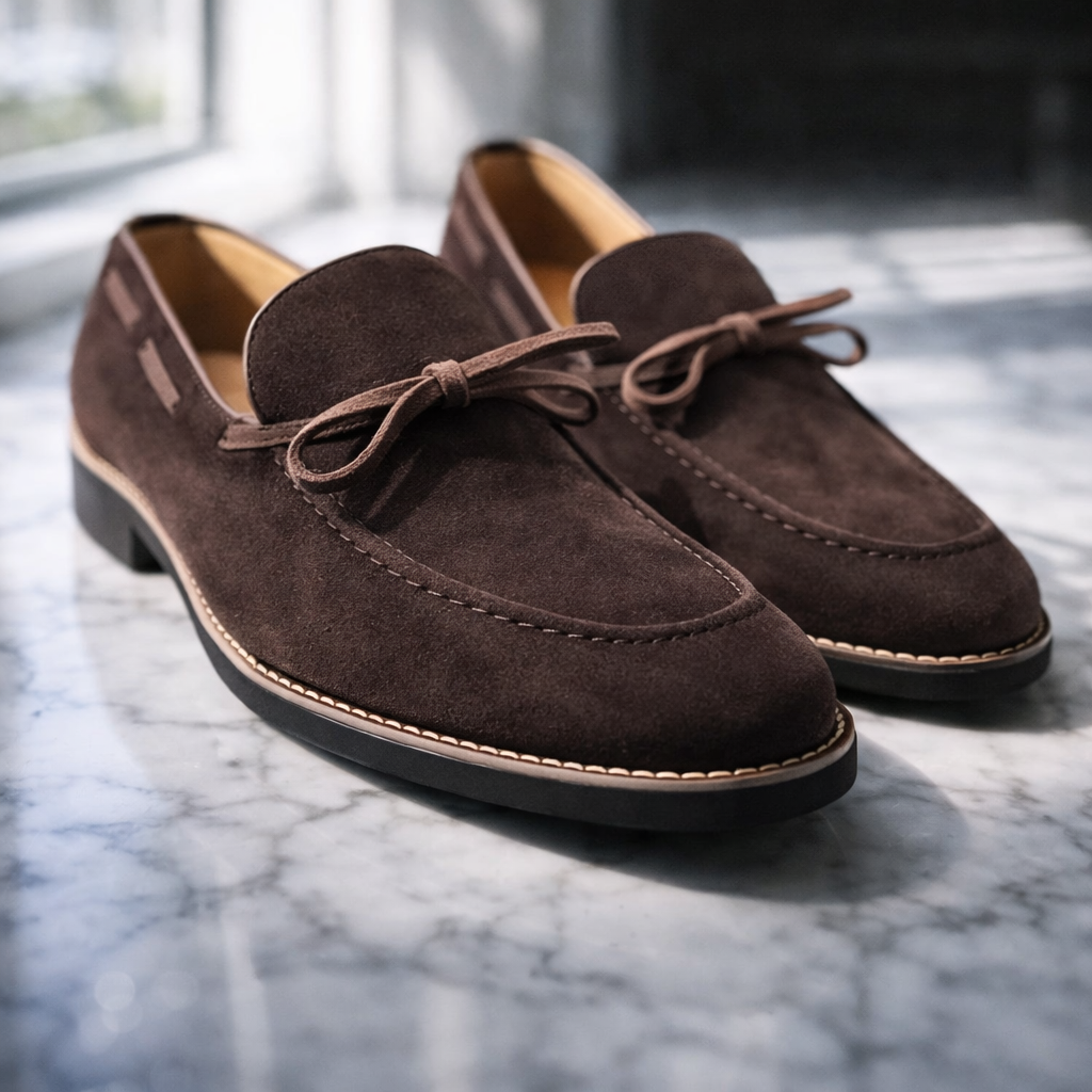 Santoro Genuine Suede Loafers