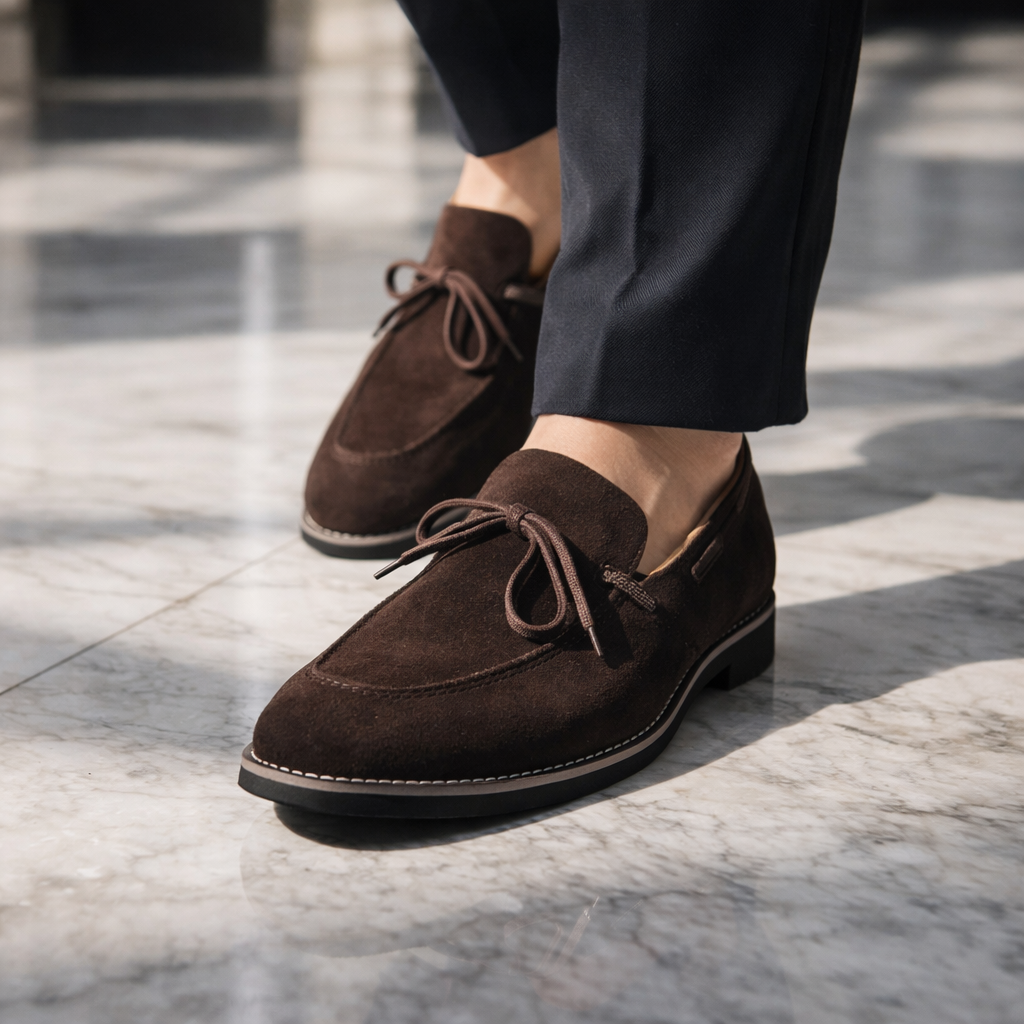 Santoro Genuine Suede Loafers