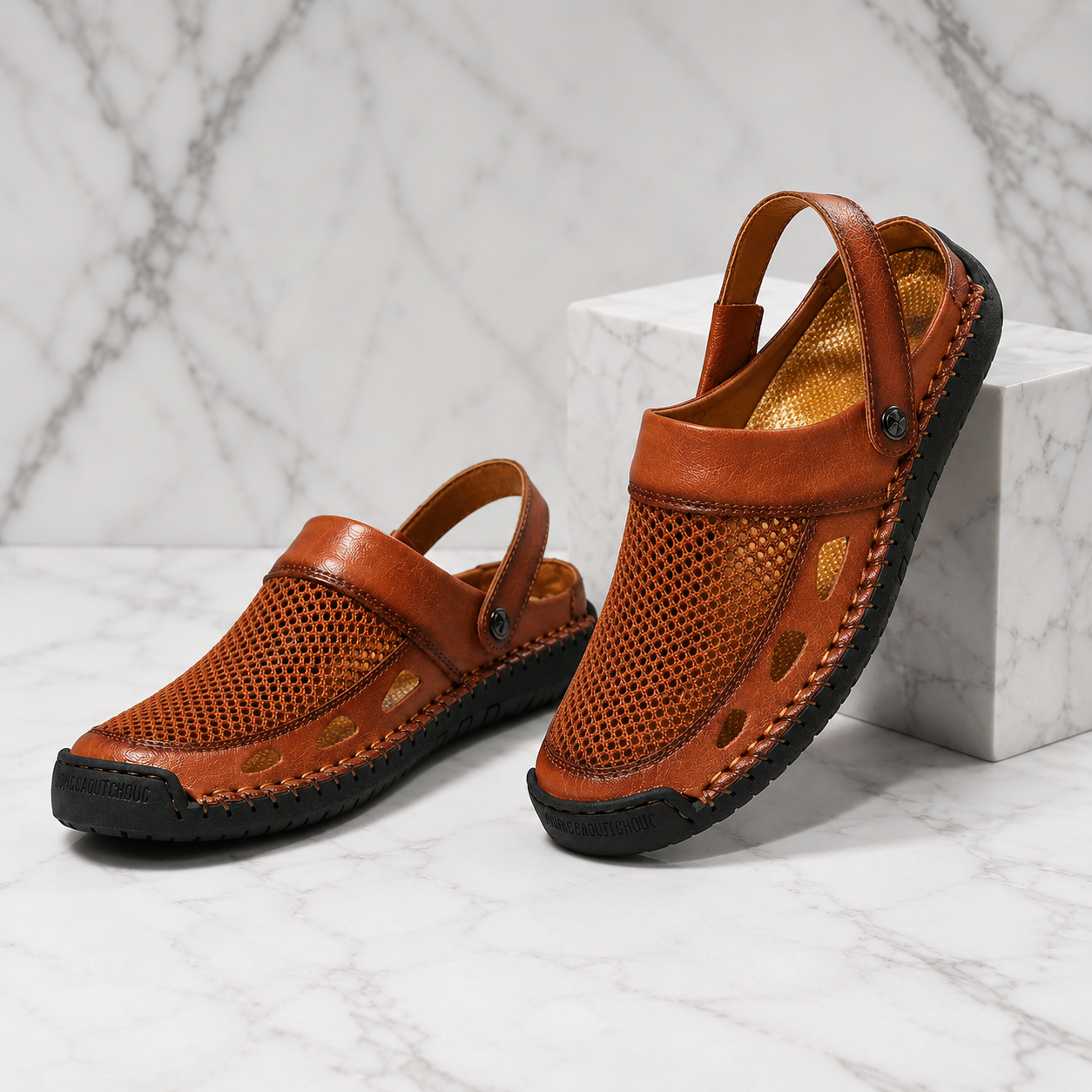 Alphonso Pace Leather Sandals