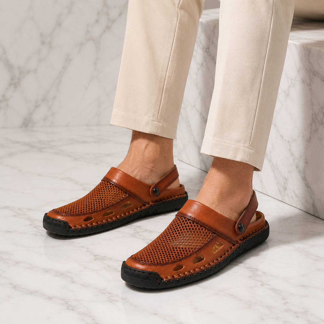 Alphonso Pace Leather Sandals