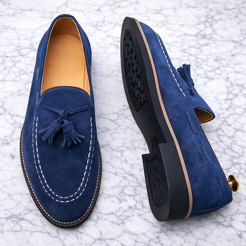 Montebay Suede Leather Loafers