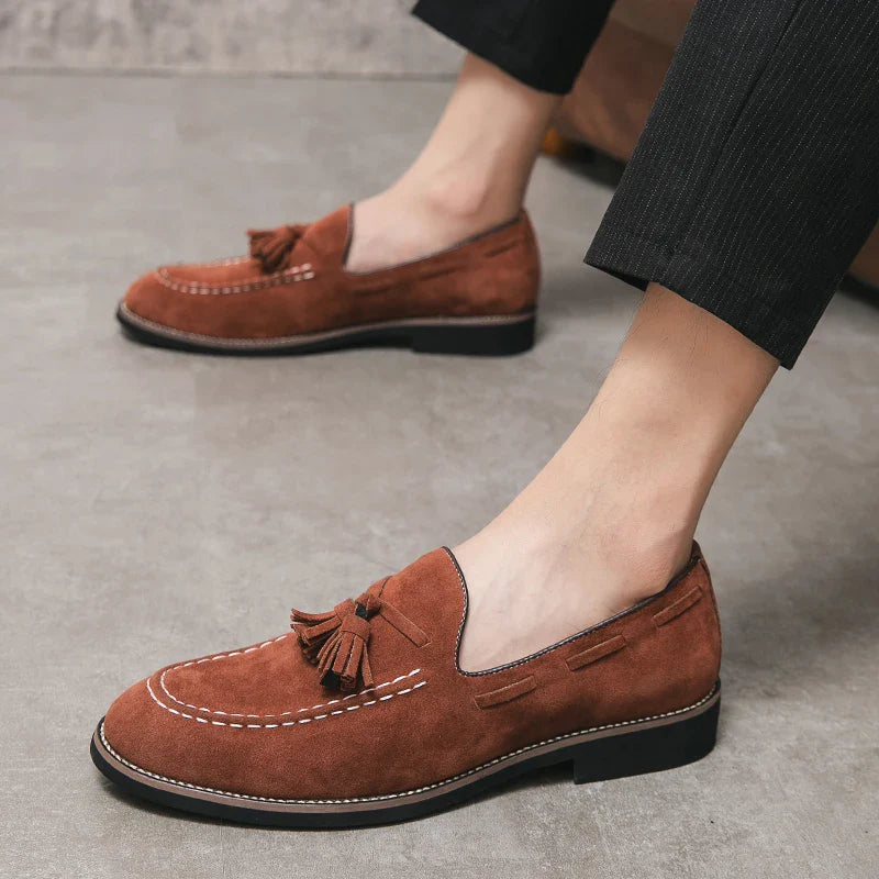 Montebay Suede Leather Loafers