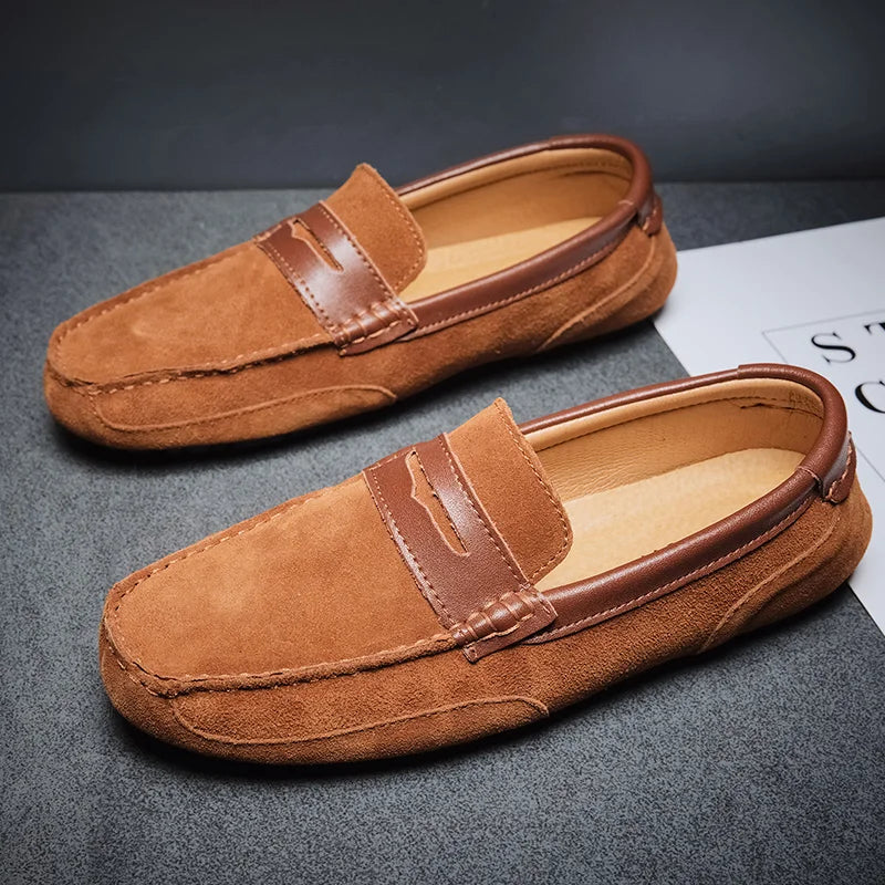 Antonio Genuine Suede Loafers