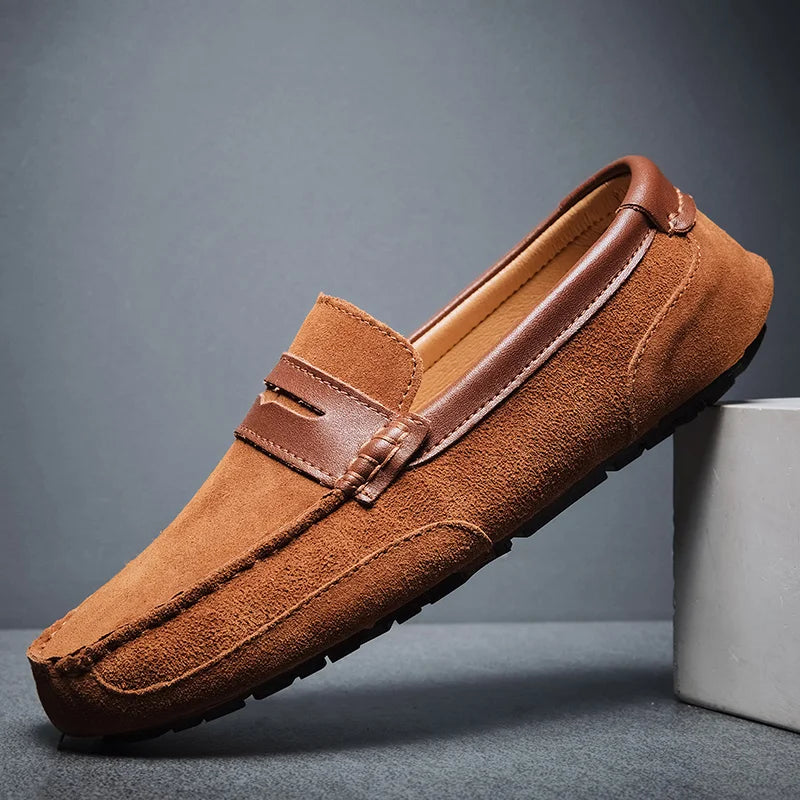 Antonio Genuine Suede Loafers
