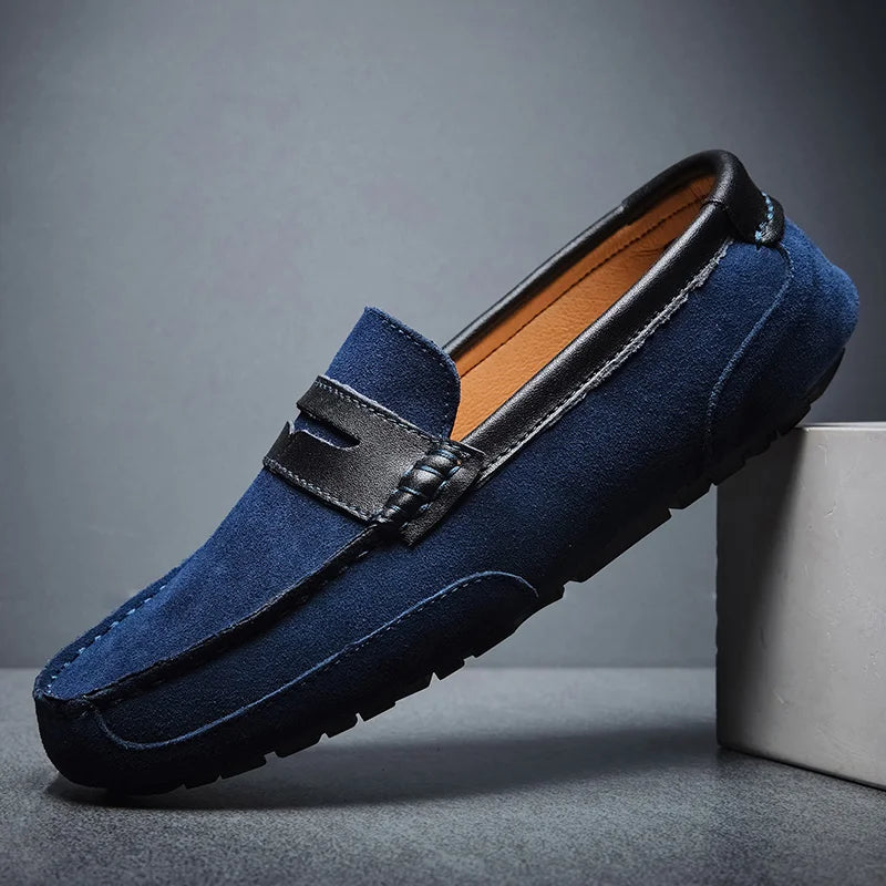 Antonio Genuine Suede Loafers