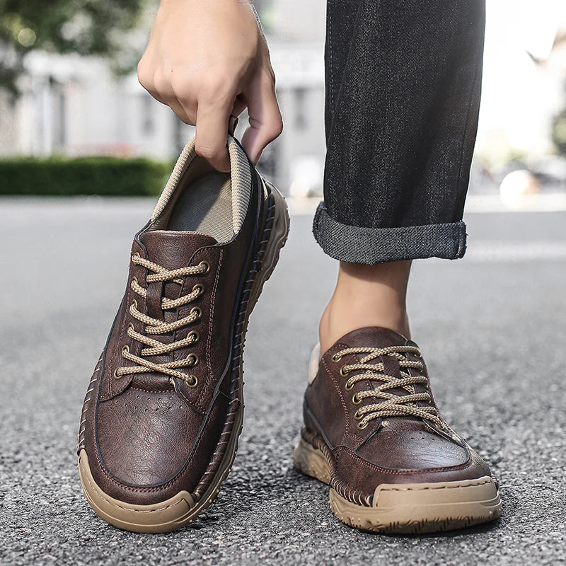 Jackson Rugged Leather Sneakers