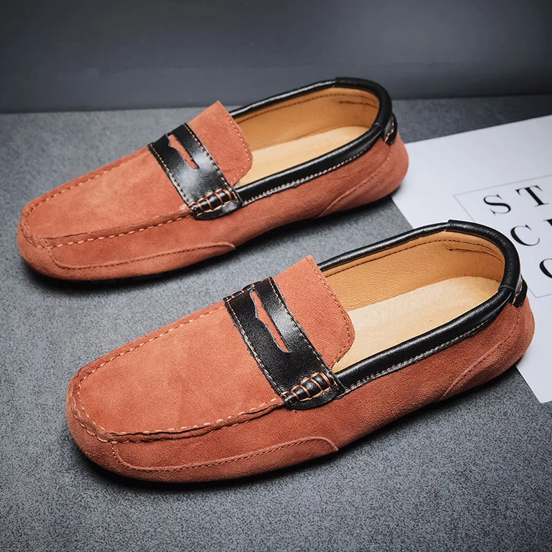 Antonio Genuine Suede Loafers