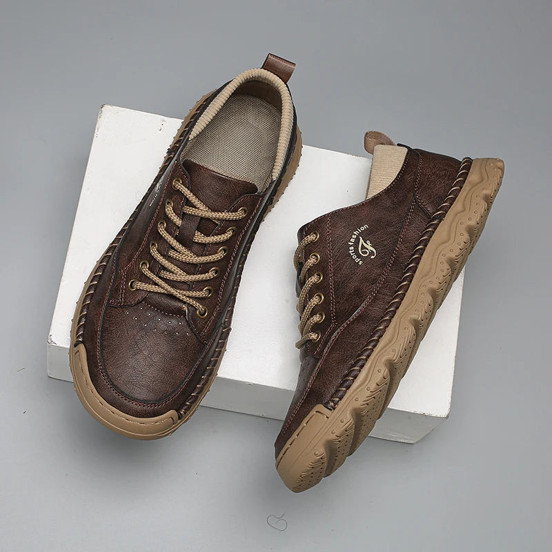 Jackson Rugged Leather Sneakers