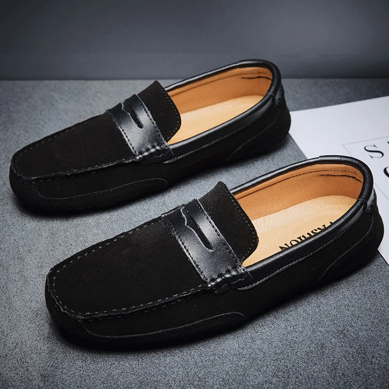 Antonio Genuine Suede Loafers
