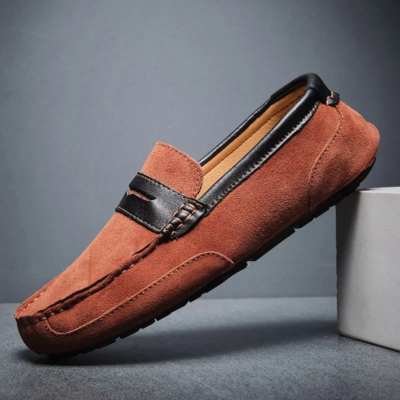 Antonio Genuine Suede Loafers