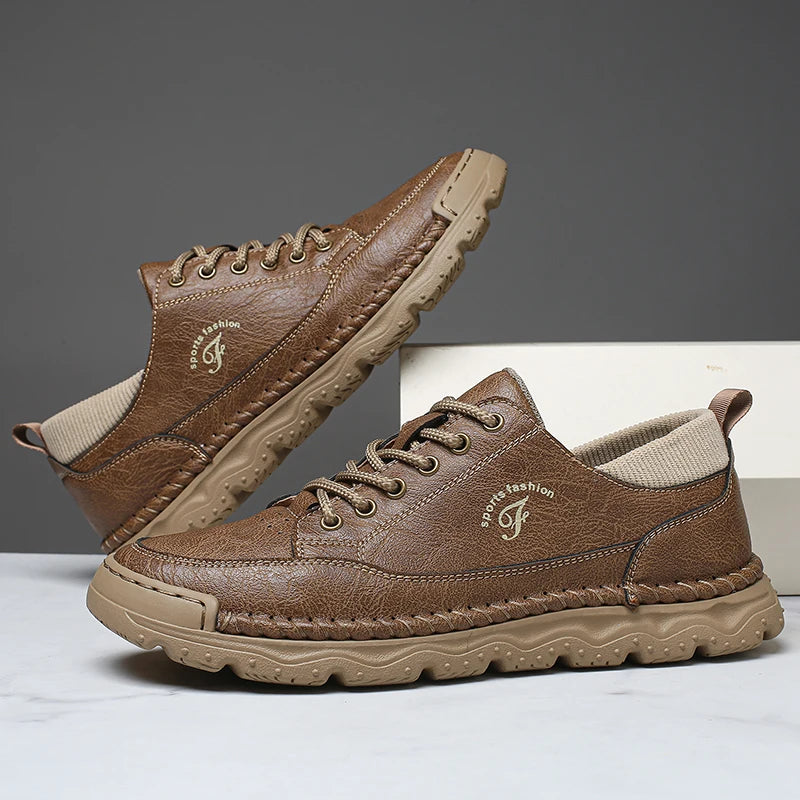 Jackson Rugged Leather Sneakers