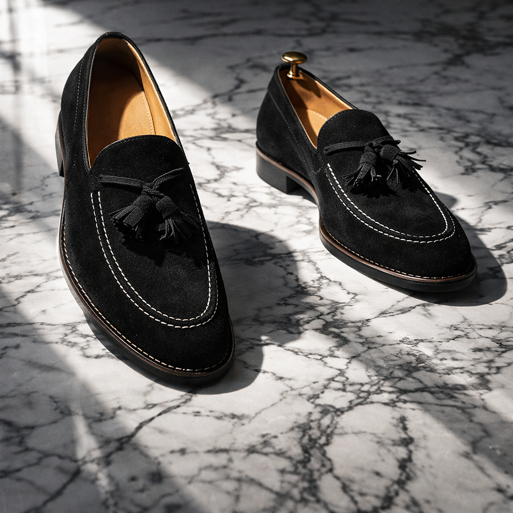Montebay Suede Leather Loafers