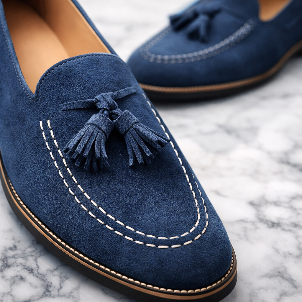 Montebay Suede Leather Loafers