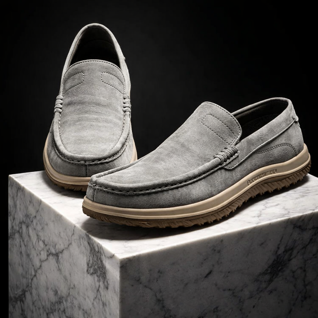 Terry Suede Loafers