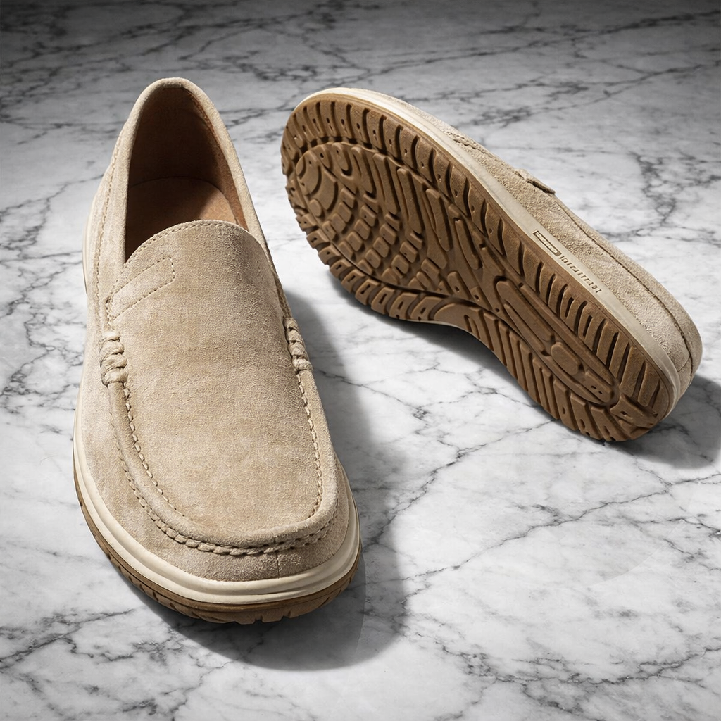Terry Suede Loafers