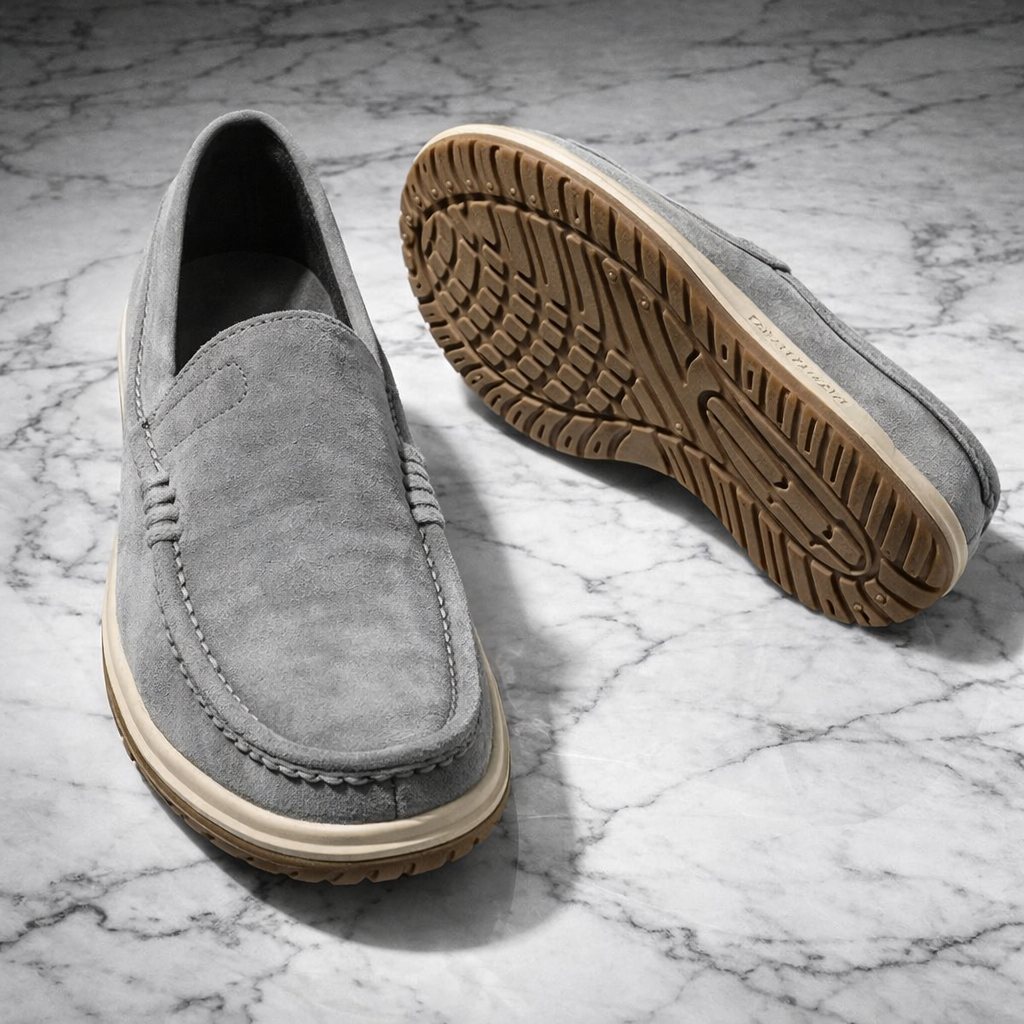 Terry Suede Loafers