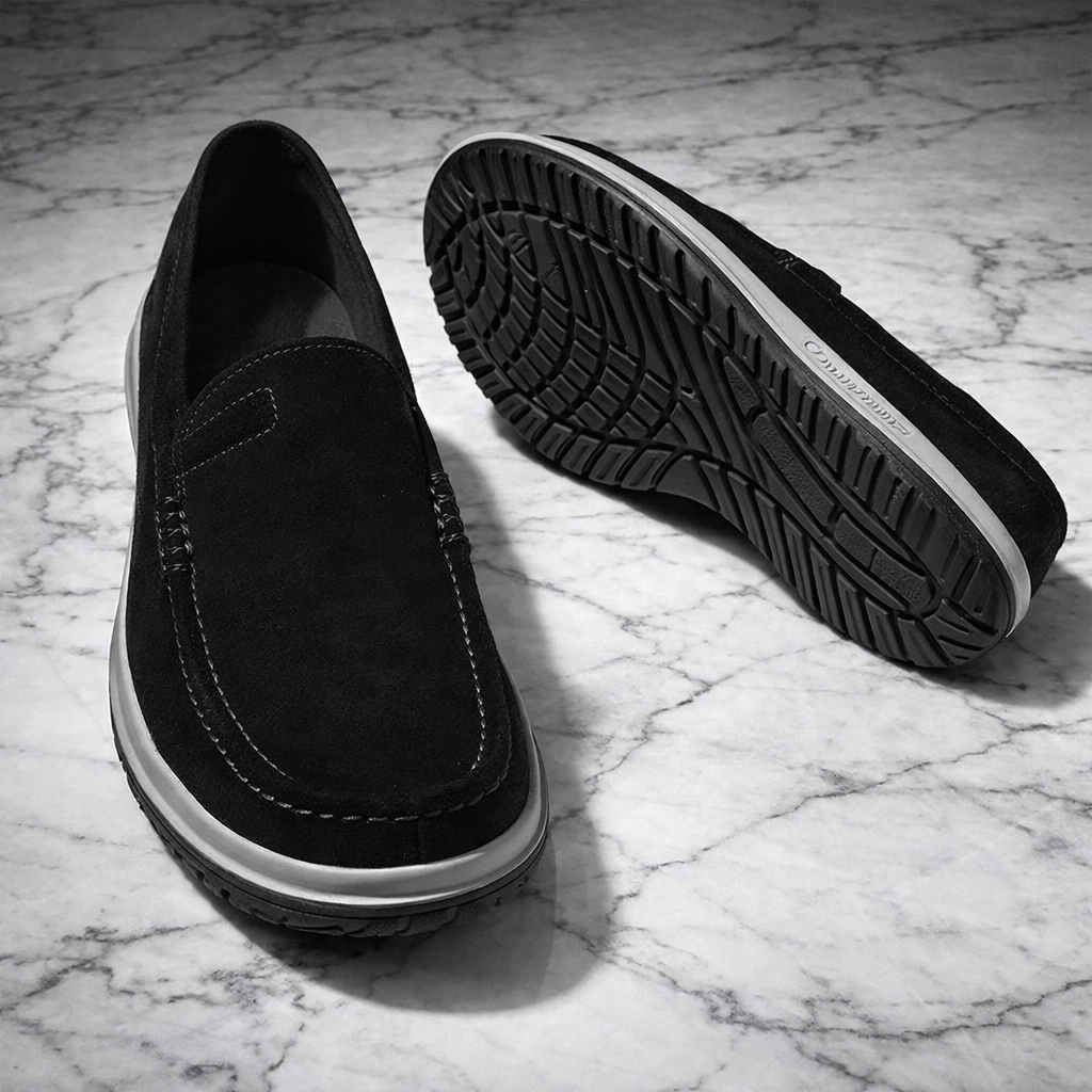 Terry Suede Loafers