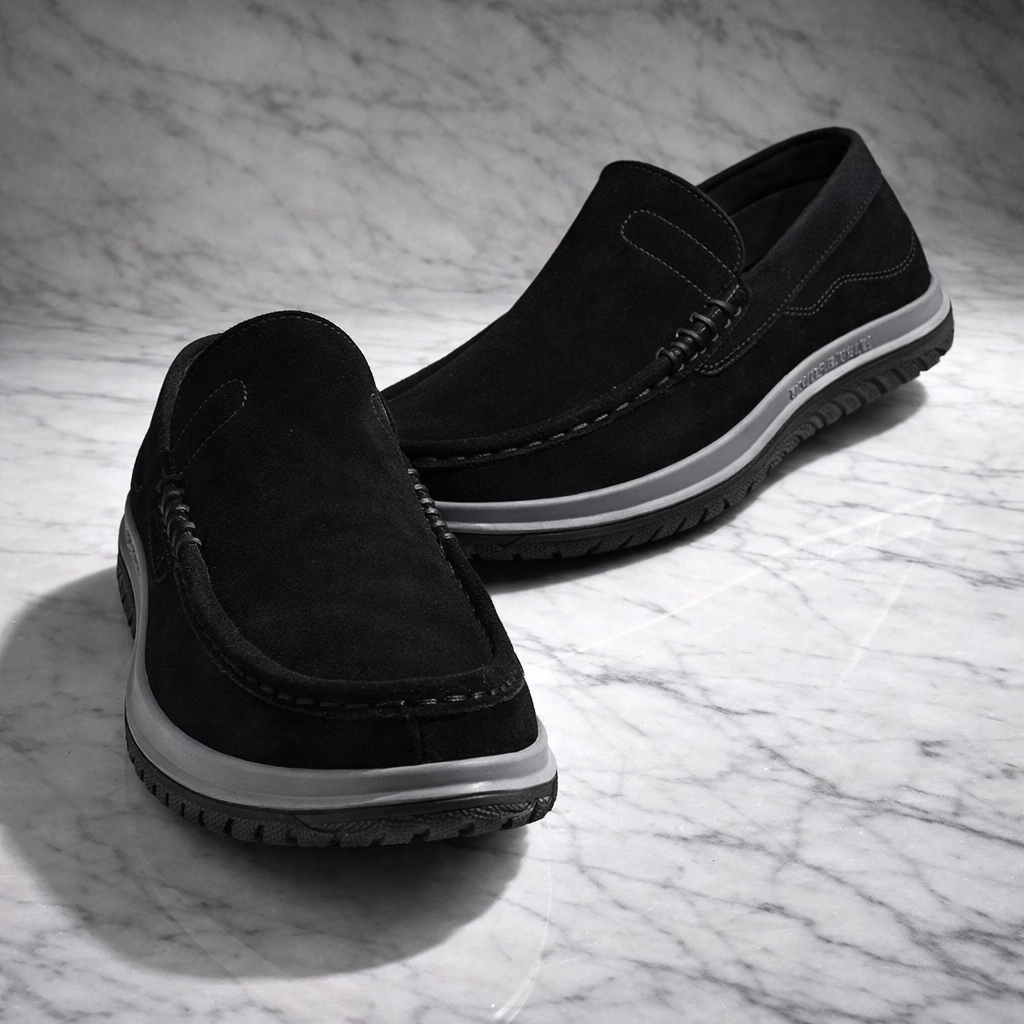 Terry Suede Loafers