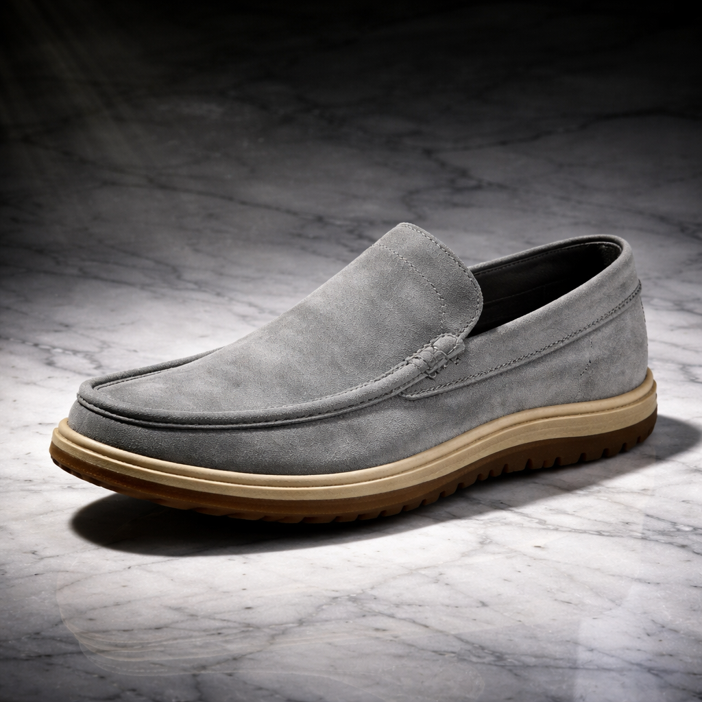 Terry Suede Loafers