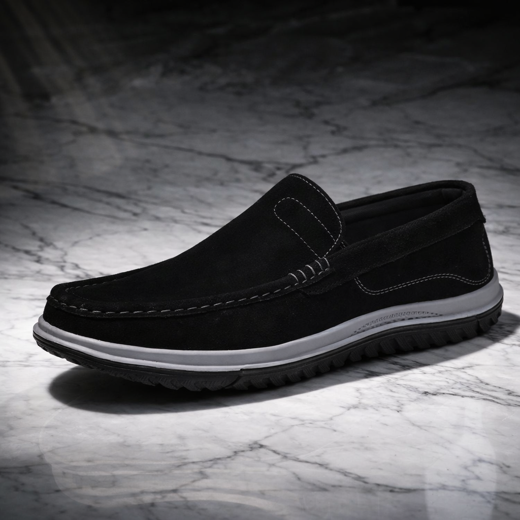 Terry Suede Loafers