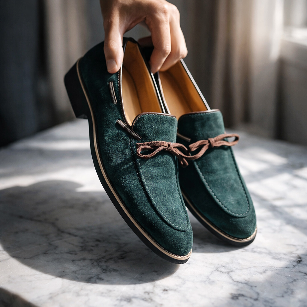Santoro Genuine Suede Loafers