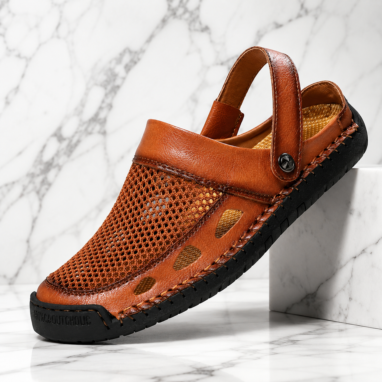 Alphonso Pace Leather Sandals