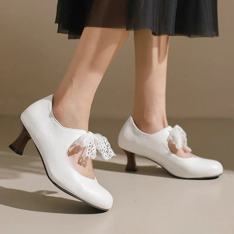 Victoria Bow Heels