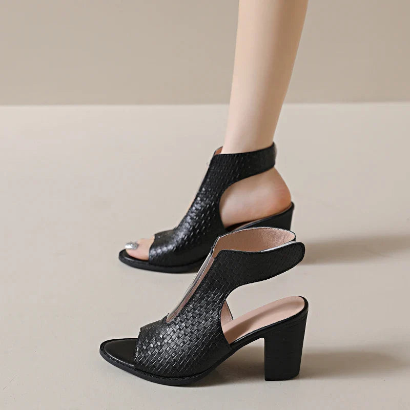 Celestina Open Toe Heels