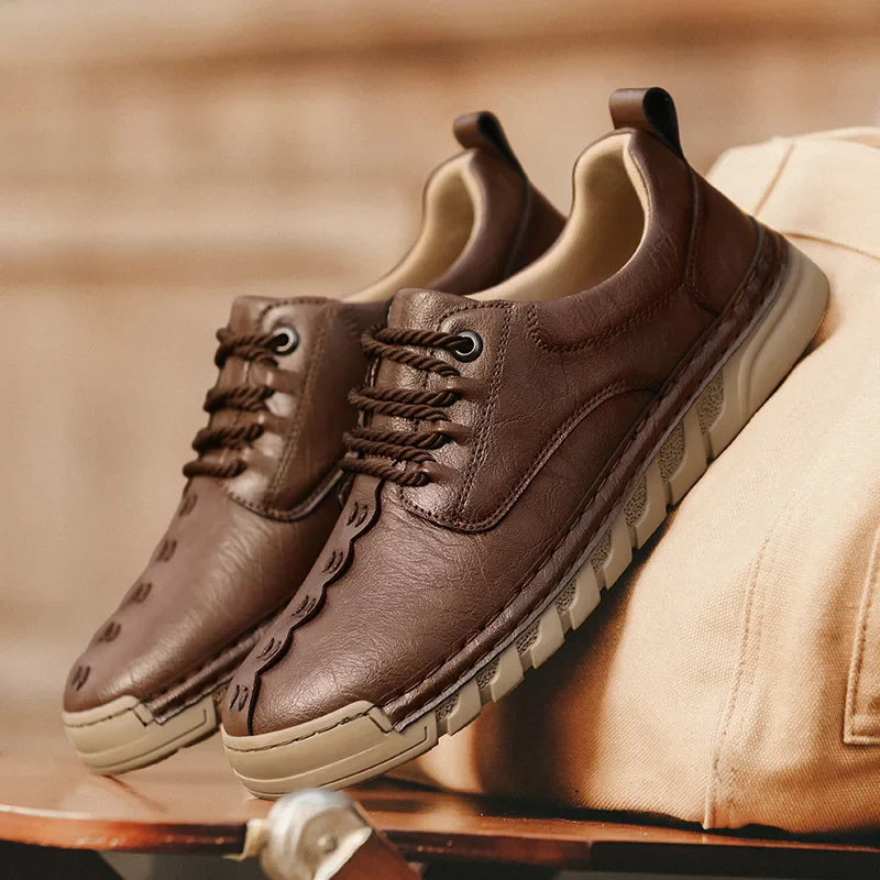 Brooks Leather Sneakers
