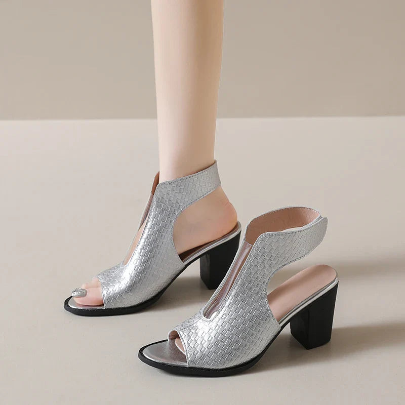 Celestina Open Toe Heels