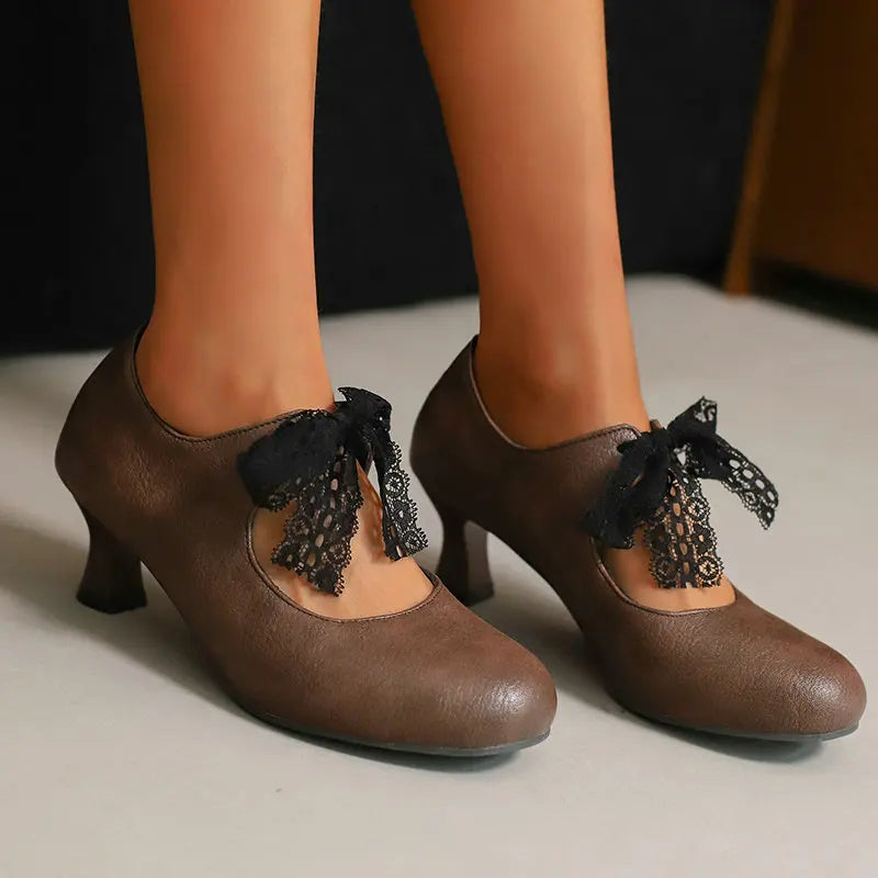 Victoria Bow Heels