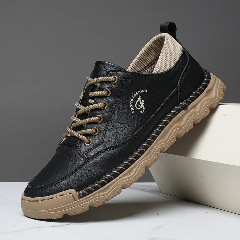 Jackson Rugged Leather Sneakers