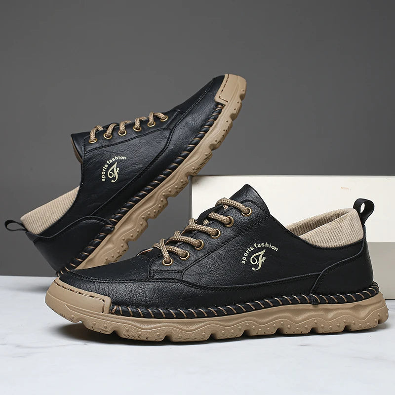 Jackson Rugged Leather Sneakers