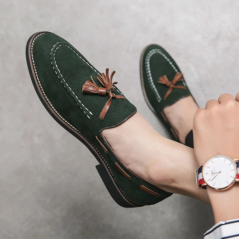 Montebay Suede Leather Loafers