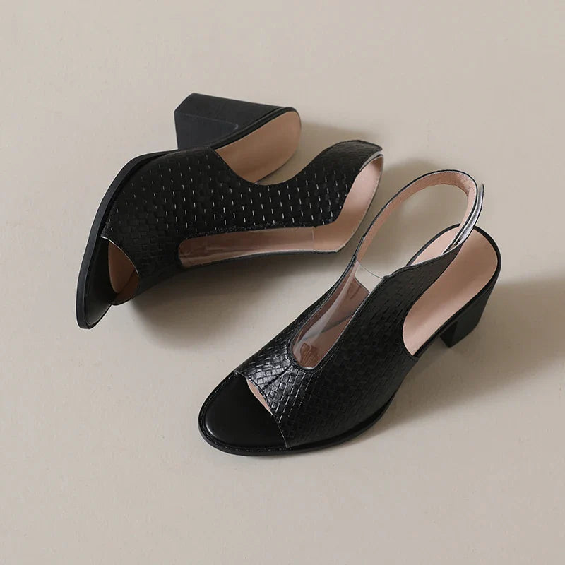 Celestina Open Toe Heels