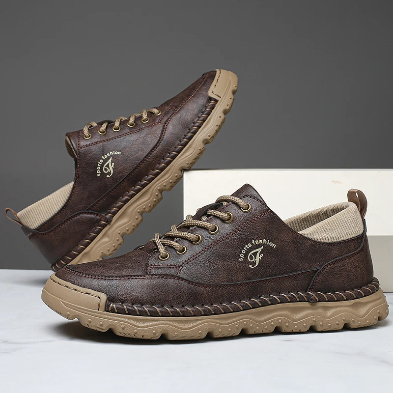 Jackson Rugged Leather Sneakers