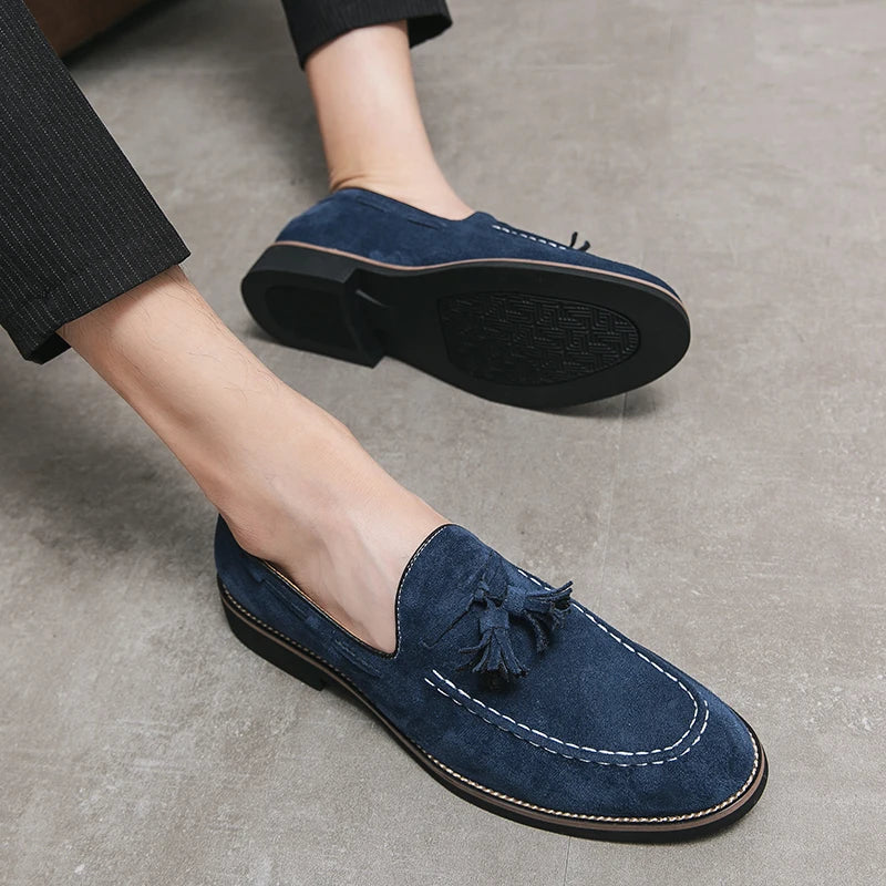 Montebay Suede Leather Loafers