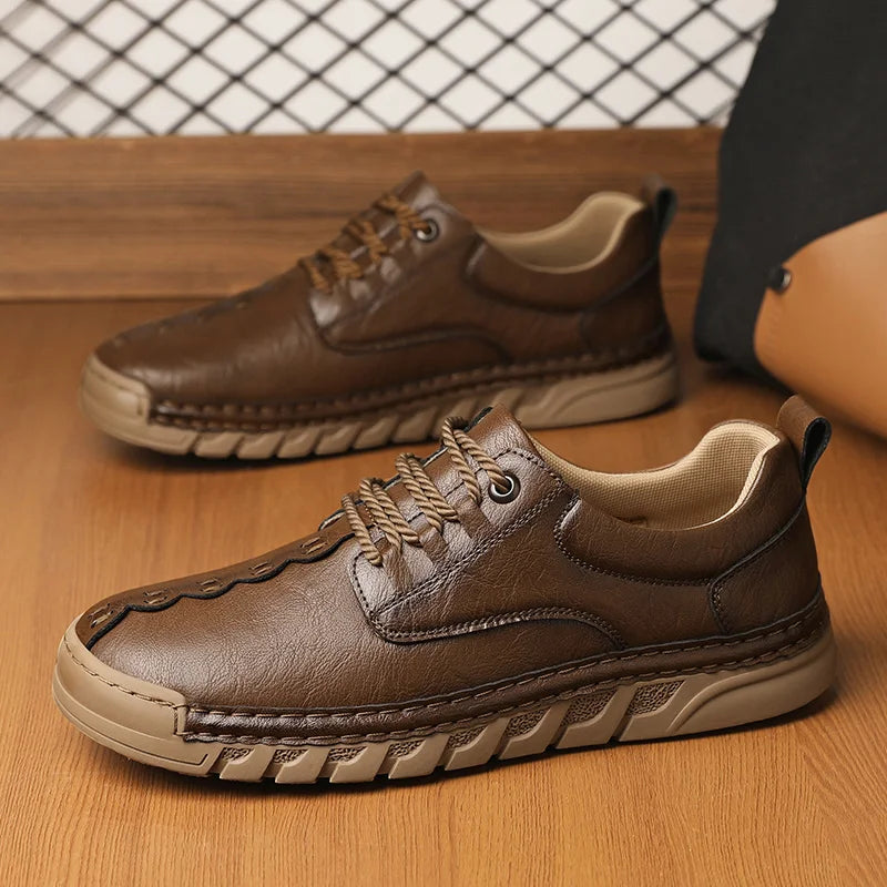 Brooks Leather Sneakers