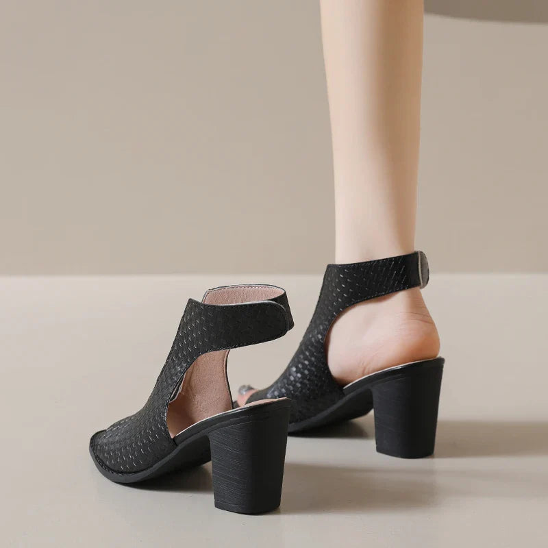 Celestina Open Toe Heels