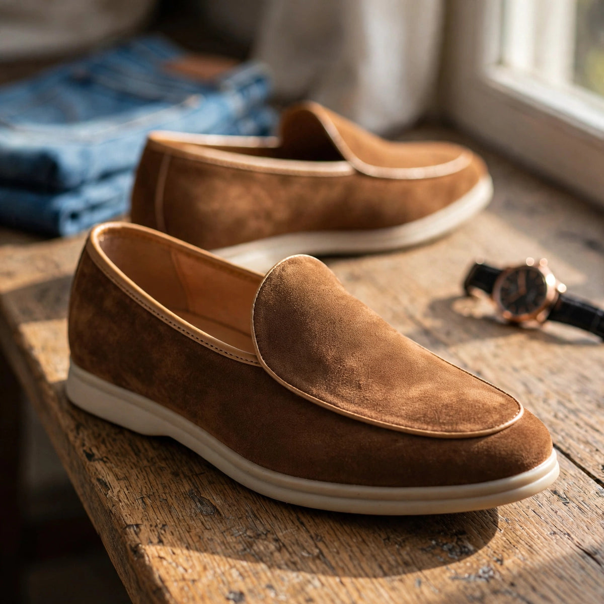 Lucien Suede Loafers