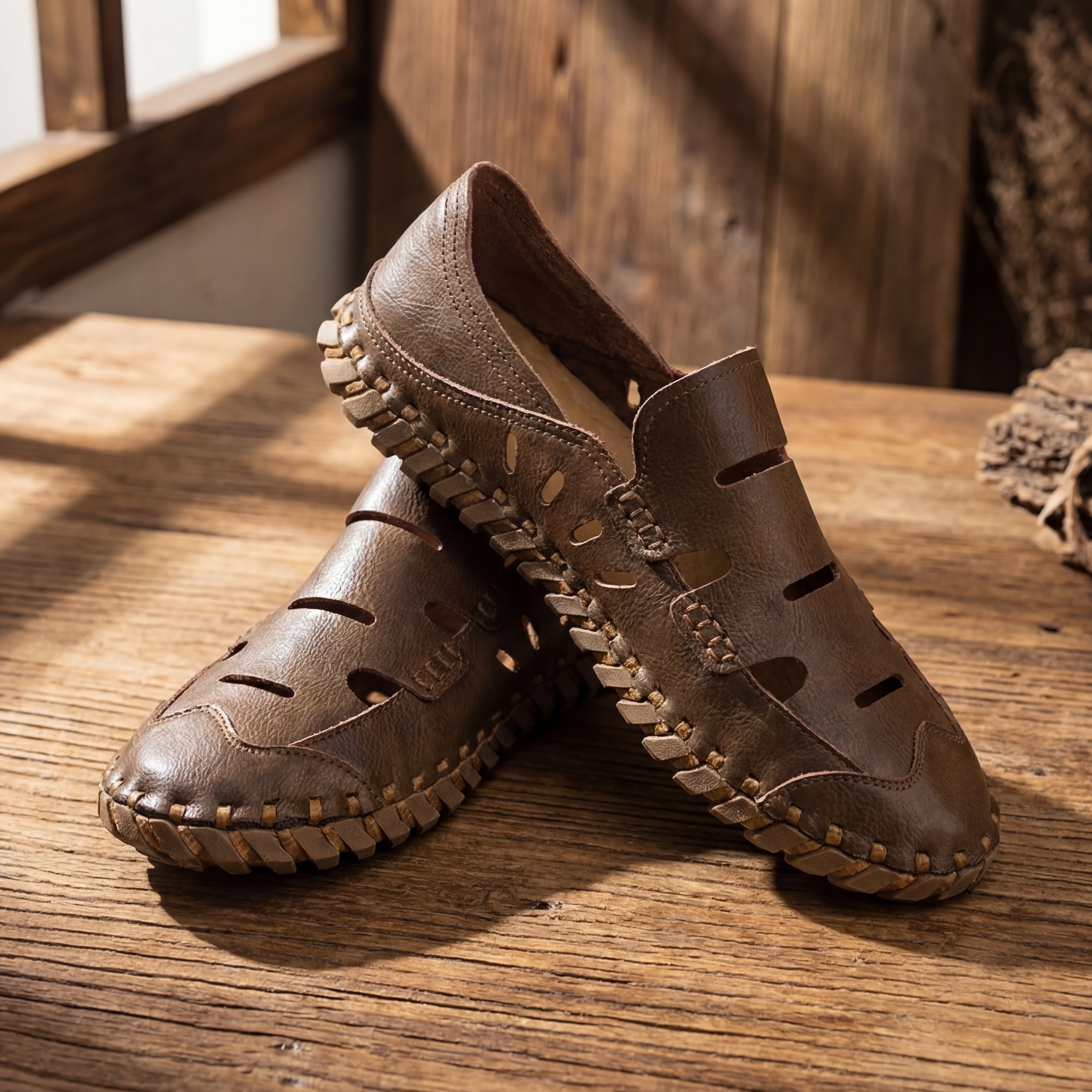 Maxime Leather Slip-Ons