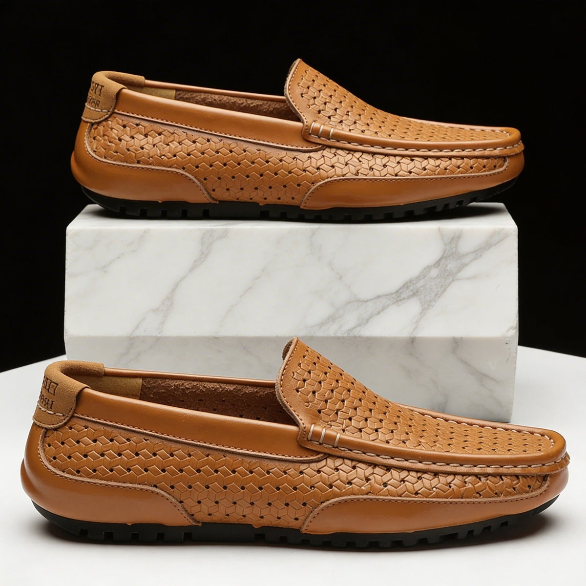 Jacomo Genuine Leather Loafers