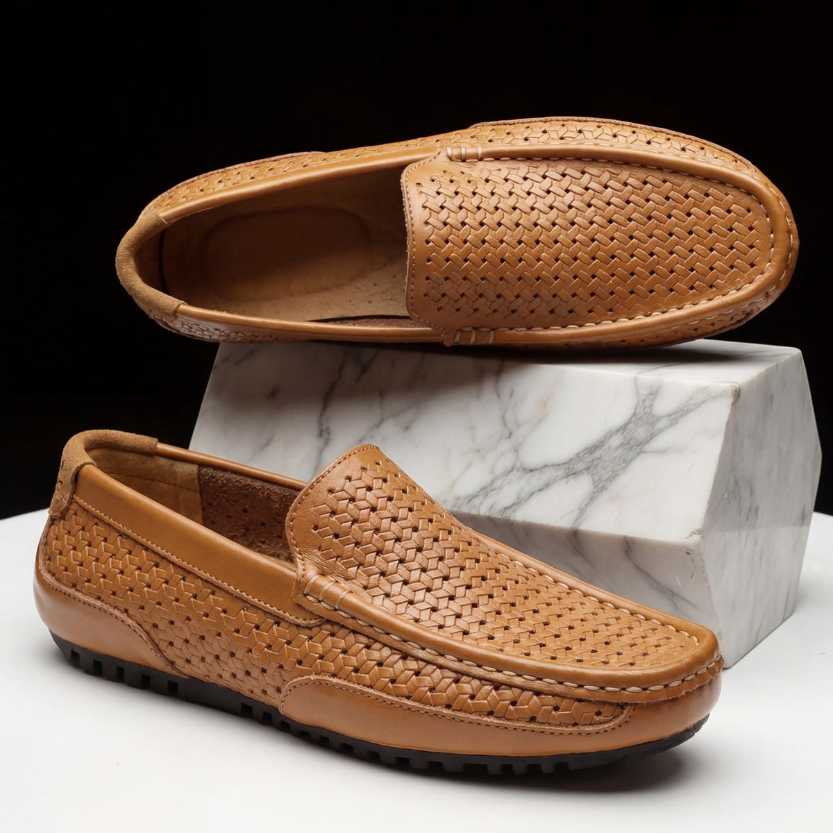 Jacomo Genuine Leather Loafers