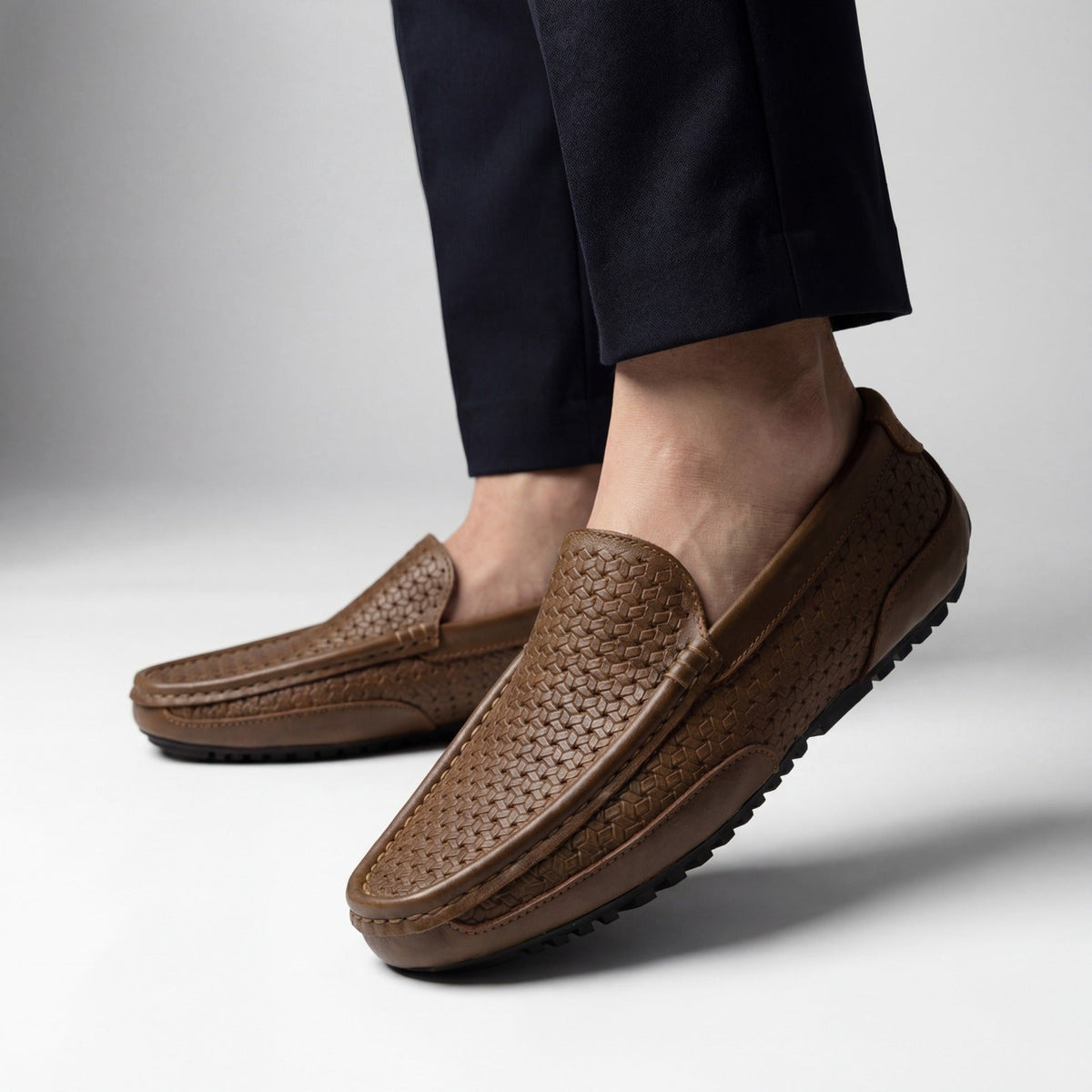 Jacomo Genuine Leather Loafers