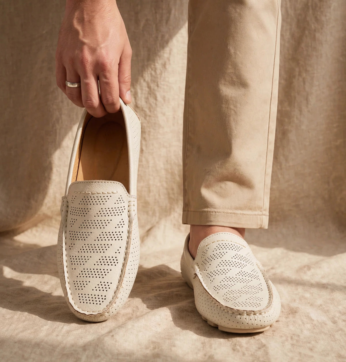 Santorini Leather Loafers