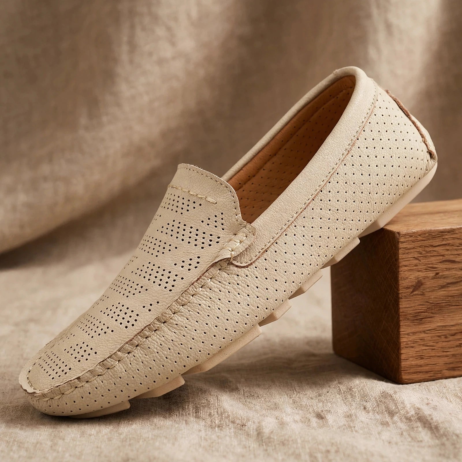 Santorini Leather Loafers